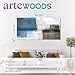 arteWOODS Abstract Canvas Wall Art, 20x40in, Modern Art Print for Home Office Wall Decoration