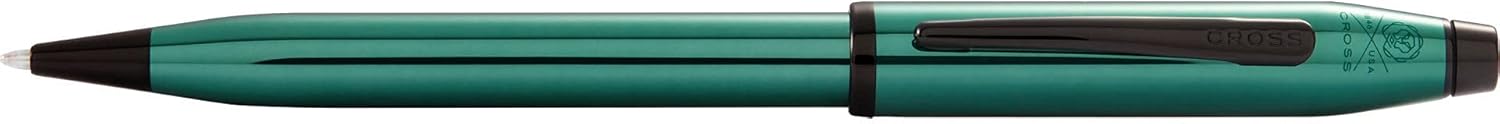 A.T. Cross Cross Century II Highly-polished translucent green lacquer finish Black with PVD appointments Ballpoint Pen