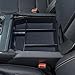 Zxiaochun Center Console Organizer Compatible with 2021 2022 2023 2024 Ford F150 Interior Accessories, Armrest Box Insert Storage Tray (Full Console w/Bucket Seats ONLY) Black Trim