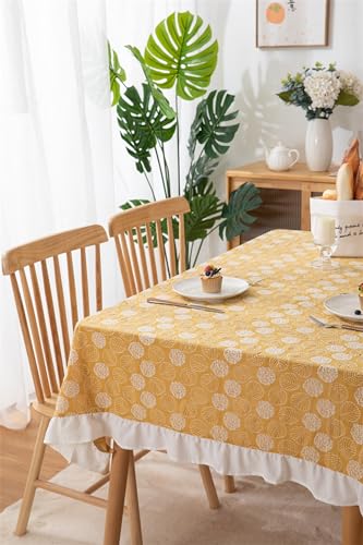 Nappe protection de table rectangulaire anti tache coton - 5
