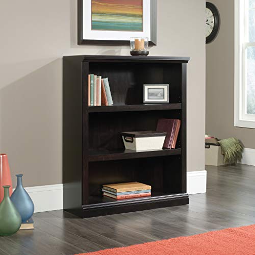image for Sauder 3 Tier Book Shelf Wooden Bookcase Multipurpose Bookshelf for Ho