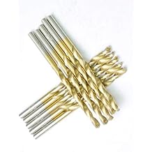 10PCS, 27/64",Titanium Drill Bits