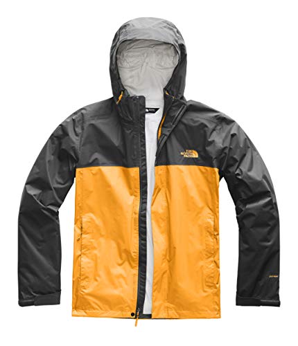 The North Face Men's Venture 2 Jacket, Zinnia Orange/Asphalt Grey, X-Large