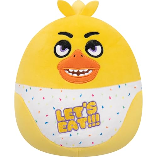 Squishmallows Original Five Nights at Freddy’s 10in Classic Chica - Ultrasoft Official Jazwares Plush