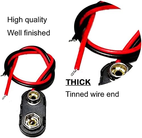 Miniatura 4 de Paquete de 2 8 soportes de batería AA, funda de batería de dos capas, soporte de batería AA de 12 V, 8 soportes de batería AA con cables (paquete de