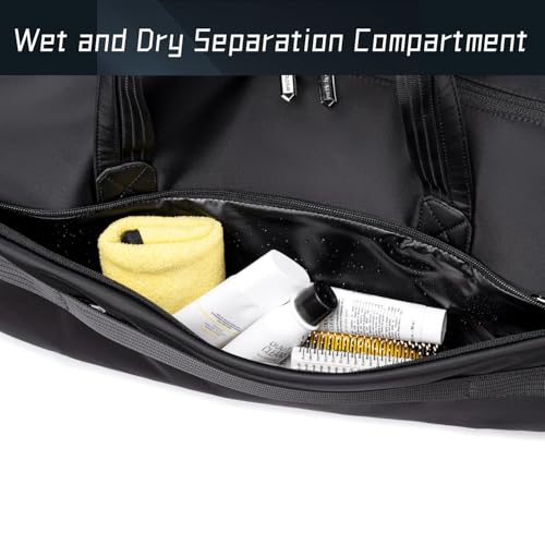 Image of Arctic Hunter Duffle Bag for Travel Gym Nylon 30L Office Hand Bag for Men Women Multiple-Pocket Nylon Water-Repellent Sports Duffel Bag with Shoes Compartment & Detachable Shoulder Strap (Khaki)