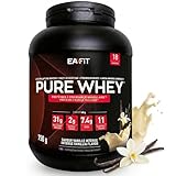 WHEY PROTEIN - Vanille - EAFIT - Marque Française N°1 en Nutrition Sportive - 31g de Proteine Whey - BCAA - Shaker Proteine - Pre Workout, Musculation - Protéines Whey - 750 g