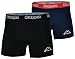 Produktbild Kappa Herren 2er Pack Unterhose Boxershorts, bunt, Small