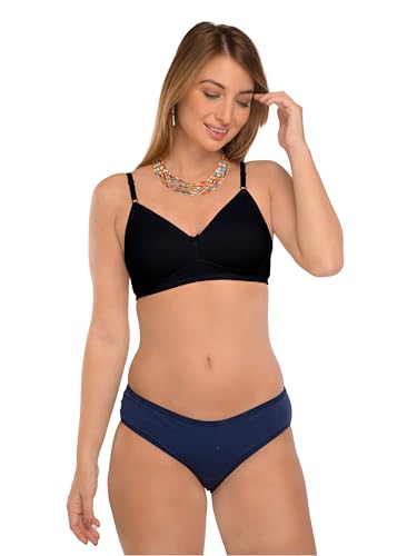 Image of DAISY DEE Women's Girls Cotton Non-Padded Wirefree Seamless Full Coverage Comfortfit Everyday Use T-Shirt Bra - NDSZN