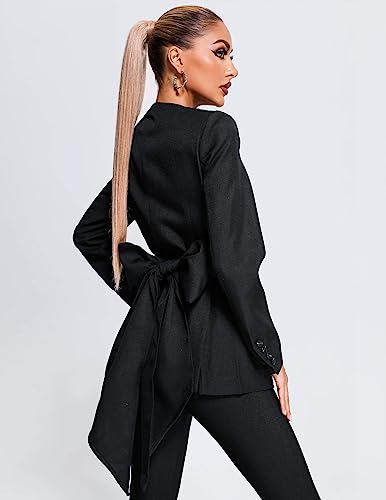 Design Sense Crossover Slim Blazer Hollow Square Collar Business Casual Blazer2