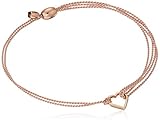 Alex and Ani Kindred Cord Daisy 14k Rose Gold Plated Charm Bracelet