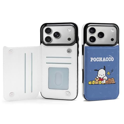 iPhone 17 Pro Max用ケース 手帳型 ポチャッコ アイフォン17用ケース カード収納 スマホケース 財布型 携帯ケース おしゃれ 人気 キャラクター