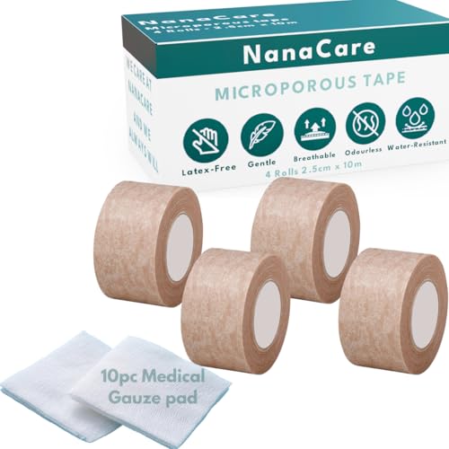 NanaCare Tan Microporous Surgical Tape 1