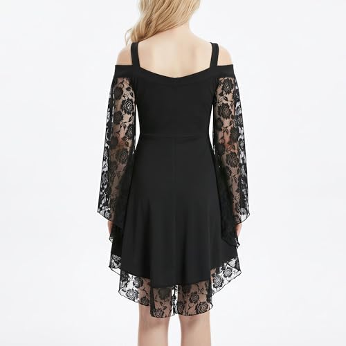 Robe de sorcière pour festivals médiévaux et soirées déguisées vampire