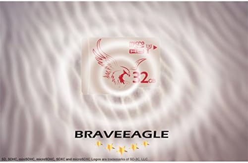 BRAVEEAGLE Micro SD Card 32GB Class 10 Memory Card for Wyze Cam Phone Dashcam Ipad(32GB UHS-I 3)