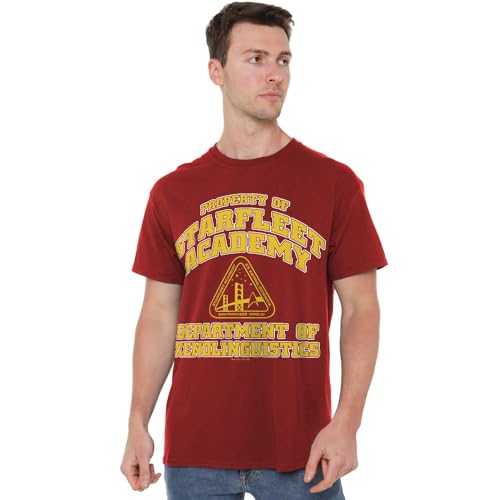 T-shirt Star Trek Xenolinguistics cardinal mixte en coton confortable
