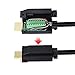SinLoon HDMI Solderless Adapter Gold Plated HDMI Extension Cable Connector Signals Terminal Breakout Board Free Welding Connector with Plastic Cover Screwdriver