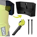 Wall Mount for Ryobi 40v Leaf Blower | Compatible with Model RY40LB01 (550 CFM) | Wall Mounted Holder Storage Hook Bracket with Included Hardware