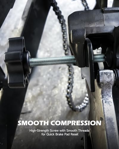 Image of Orion Motor Tech Brake Caliper Compression Tool, Heavy Duty Steel Brake Pad Spreader Tool, Brake Piston Compressor Tool for Compressing Inner Pad, Disc Brake Caliper Spreader for Cars & Light Trucks