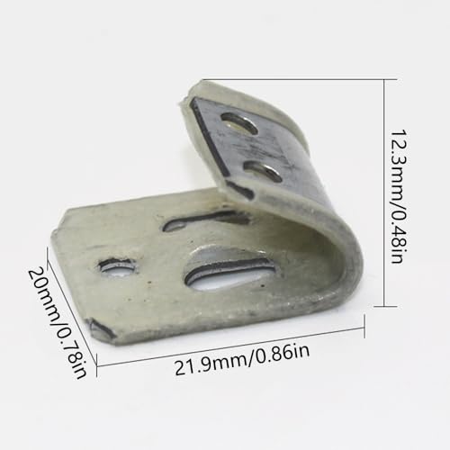 100pcs Sofa Spring Accessories Sofa Spring Clamp Rubber Spring Clip Buckle Couch Serpentine Spring Clips Sofa Zig Zag Spring Clip