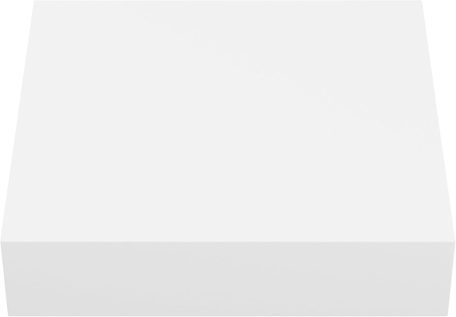 Swiss Madison Well Made Forever Monaco 24" Floating Bathroom Shelf Floating Vanity Counter in Glossy White (SM-VS252)