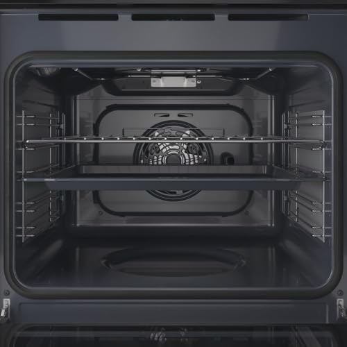 Hotpoint - HAO455CB Four Encastrable Catalyse 71L - Chaleur Tournante - Écran LCD - Programmes Automatiques et Minuterie - H 59,5 x L 59,5 x P 55,1 cm - Classe Énergétique A - Noir