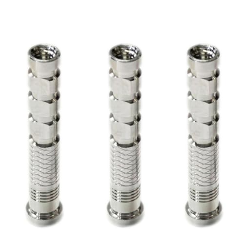 yeseje 125/100/ 50/25/ Grain Brass and Aluminium Arrow Inserts Suitable for Arrow Shafts ID.245 OD .303(7.7mm) Connecting Archery Ponts Practice Arrow Target Carb (12-Pack) (Aluminum-25gn)