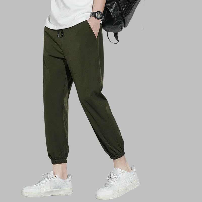 Pantalon ample homme sport décontracté léger fluide été