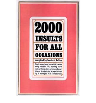 Unknown Binding Two Thousand Insults for All Occasions (Paperback) - Common Book