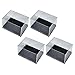 Yardwe 4Pcs Gemstone Display Box Plastic Jewelry Container Mineral Specimen Storage Cases Sample Showing Box Gift Packing Box for Gems Coins Diamond