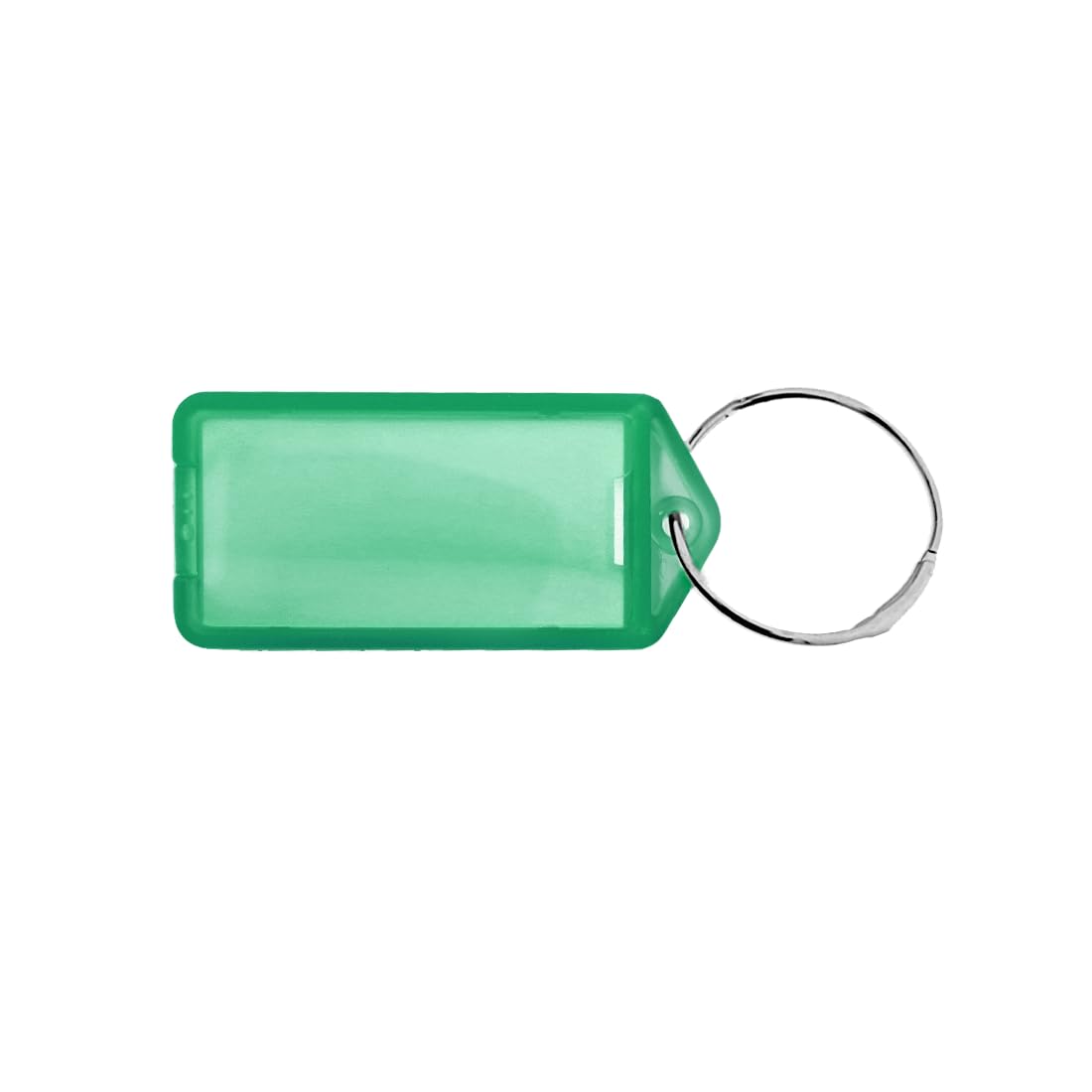 CombiCraft Aufklappbare Schlüsseletiketten Farbenmix, 60 x 27 mm - Verpackt pro 100 Stück - Etikett für Schlüssel mit Papier zum Beschriften mit Kugelschreiber, Bleistift oder wasserfestem Stift