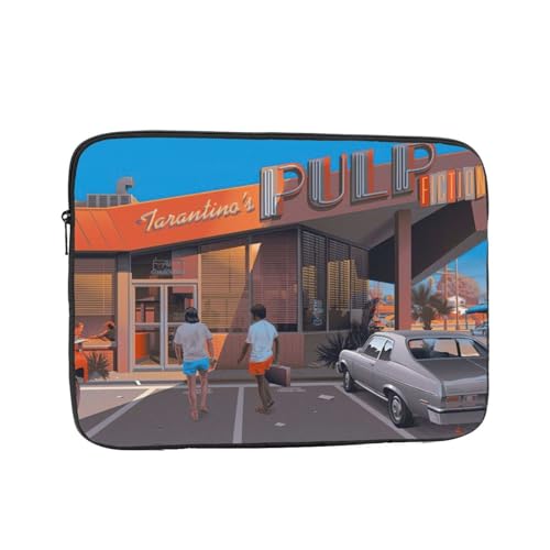パルプフィクションクラシック 映画ポスター パソコンバッグ 耐衝撃 防水 防圧 軽量 ノートパソコンケース 360°保護 pcケース 通勤 通学 保護用インナーバッグ 多機能 パソコン ビジネス 手提げカバン 男女兼用 12 inch