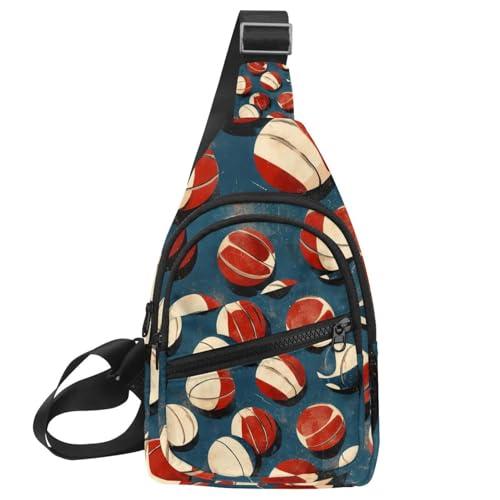 Mochila cruzada ergonómica con correa ajustable y diseño deportivo