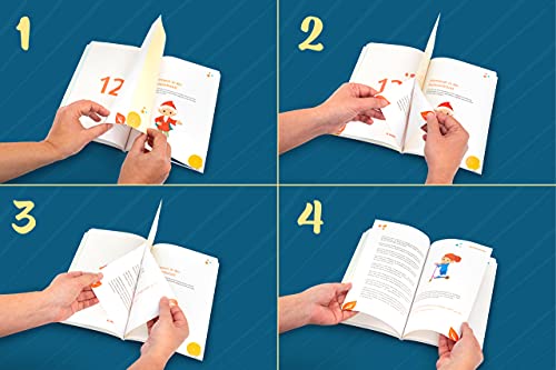 FRANZIS 60676 - Adventskalender 24 Vorlesegeschichten mit dem Sandmännchen, Spezialdruck zum Anfassen und Staunen, für Kinder ab 3 Jahren
