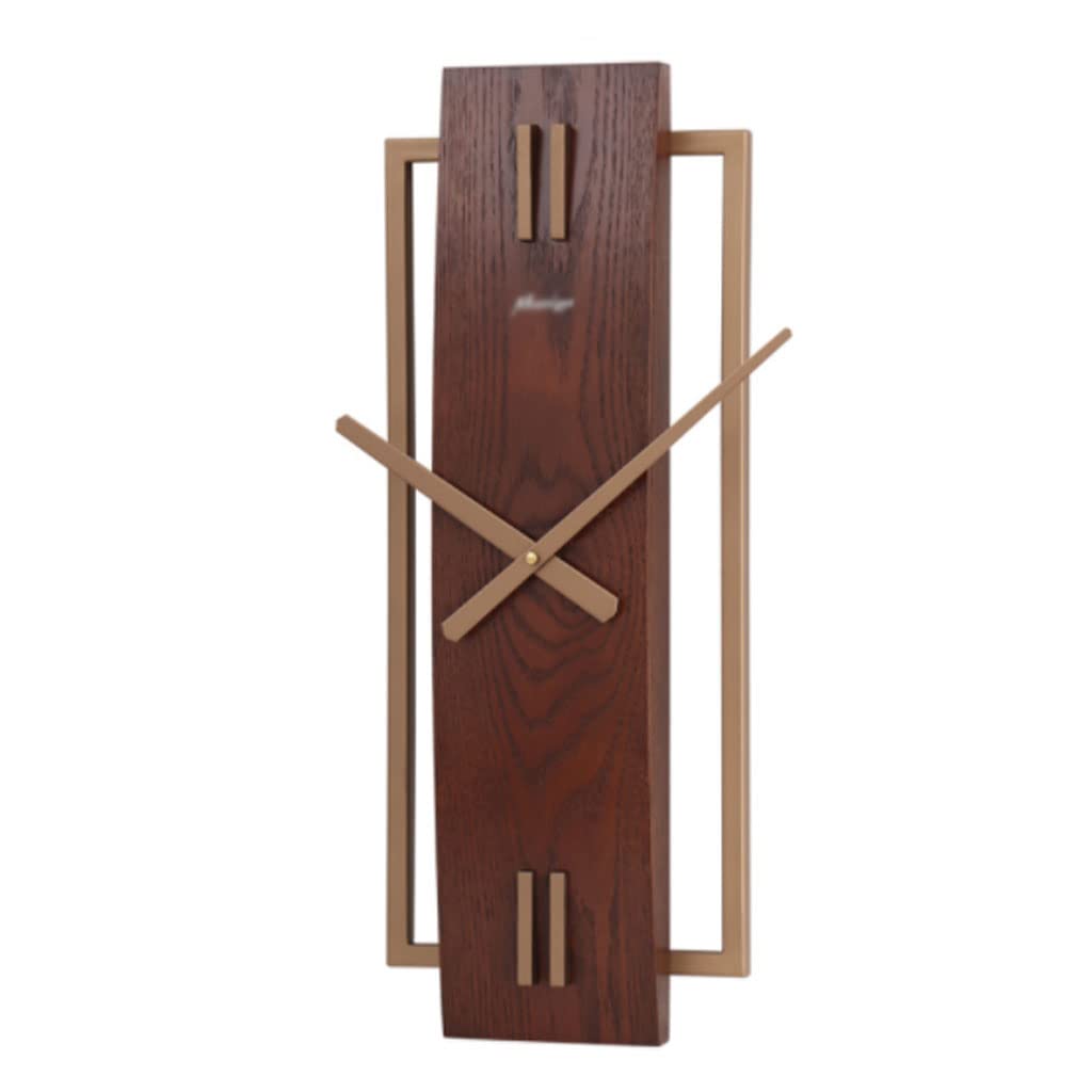 Dveggee One Color Chinese Style Home Decoration Wall Clock Modern Quartz Living Room Decorative Clock