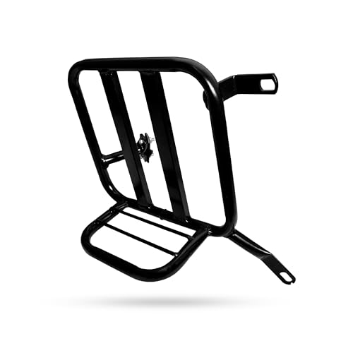 Image of Side Saddle Stay Metal Black Compatible with Royal Enfield Meteor 350