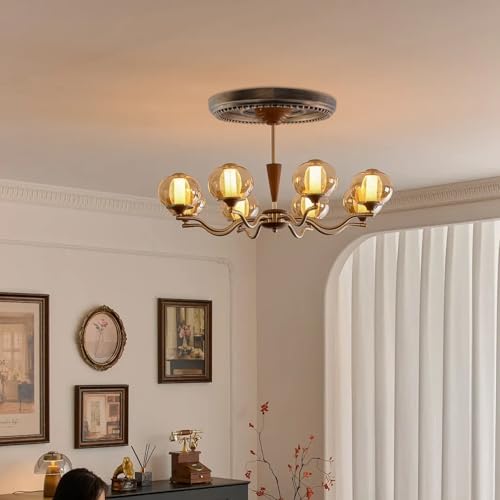 Image of PU Ceiling Medallions 2Pcs, 12.4 Inches x 3.86 Inches, Bronze Tone | Whole Cover Type, Fits 3.86 Inches Canopy, European Vintage Carving Style, Synthetic Foam Construction for Easy Installation