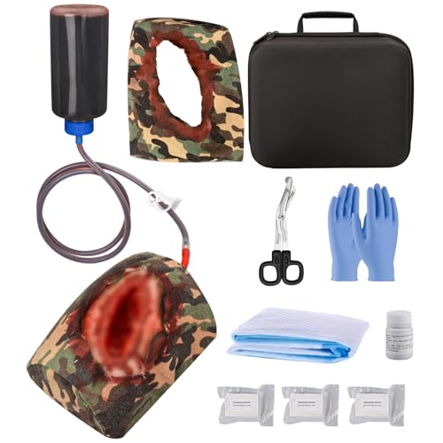Image of Thigh Laceration Wound Packing Trainer for Bleed Control in Medical Education, First Aid Emergency Practice, and Military Trauma Training