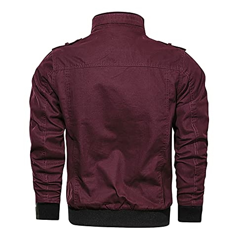 Veste homme col montant contre le vent avec plusieurs poches