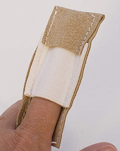 Pack of 10 Leather Finger Guards Jewelry Making Metal Polishing Finger Protectors