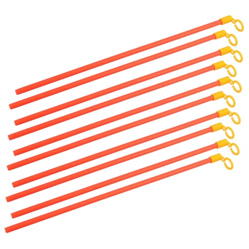 Yardwe 10-Pack Reusable Lantern Pole Handles Easy to Assemble Plastic Lantern Sticks for DIY Decorations