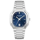 FTEOXLC 37MM Automatic Mechanical Watches for Men Japan 8215 Movt Sapphire Crystal Stainless Steel 50M Waterproof Watch (V 1)