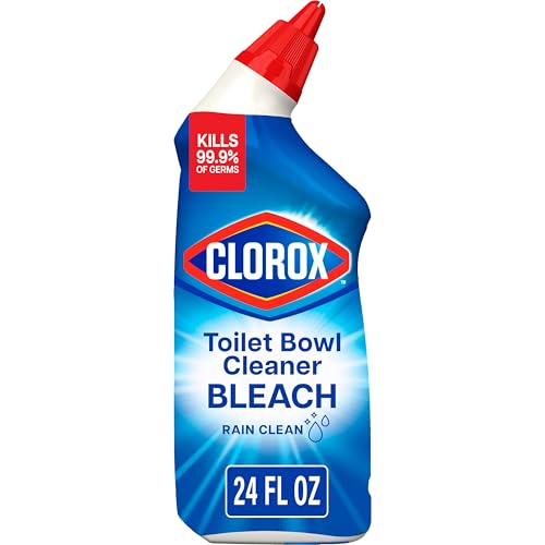 Clorox Toilet Bowl Cleaner Bleach, Rain Clean, 24 Fluid Ounces (Package May Vary) - 2