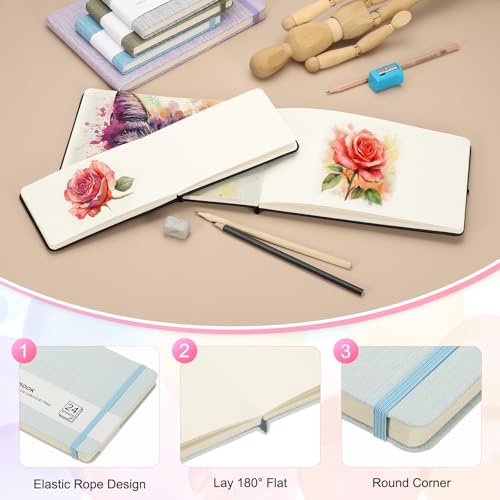 Carnet aquarelle PATIKIL vert clair pour libérer votre esprit créatif