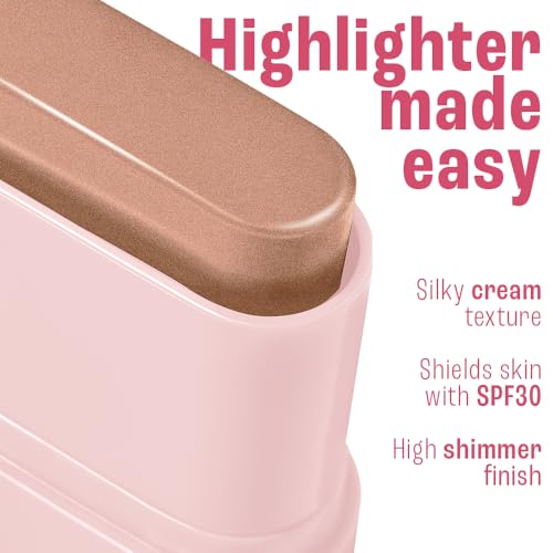 Image of Lakme 9to5 Hya Beach Edit SPF Highlighter Golden Getaway, Creamy Texture, Travel Friendly, 8.6g