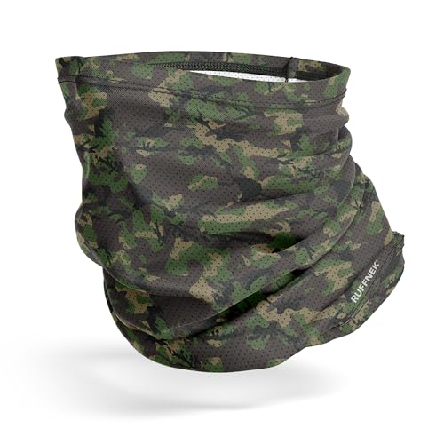 Image of Ruffnek AirMesh Woodland Army Camo Snood UV 50+ Breathable Neck Gaiter