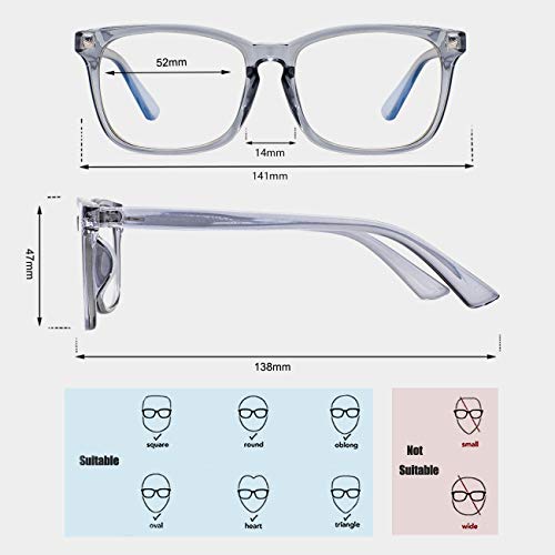 Image of Maxjuli Blue Light Blocking Glasses,Computer Reading /Gaming /TV /Phones Glasses for Women Men 6001