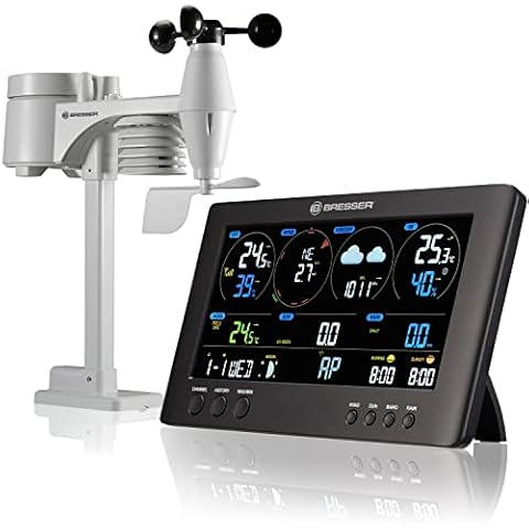 BRESSER WIFI ClearView Weather Station with 7-in-1 Sensor Cover