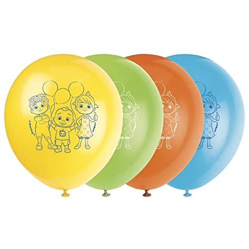 Ballons latex Cocomelon 12" - 8 pièces