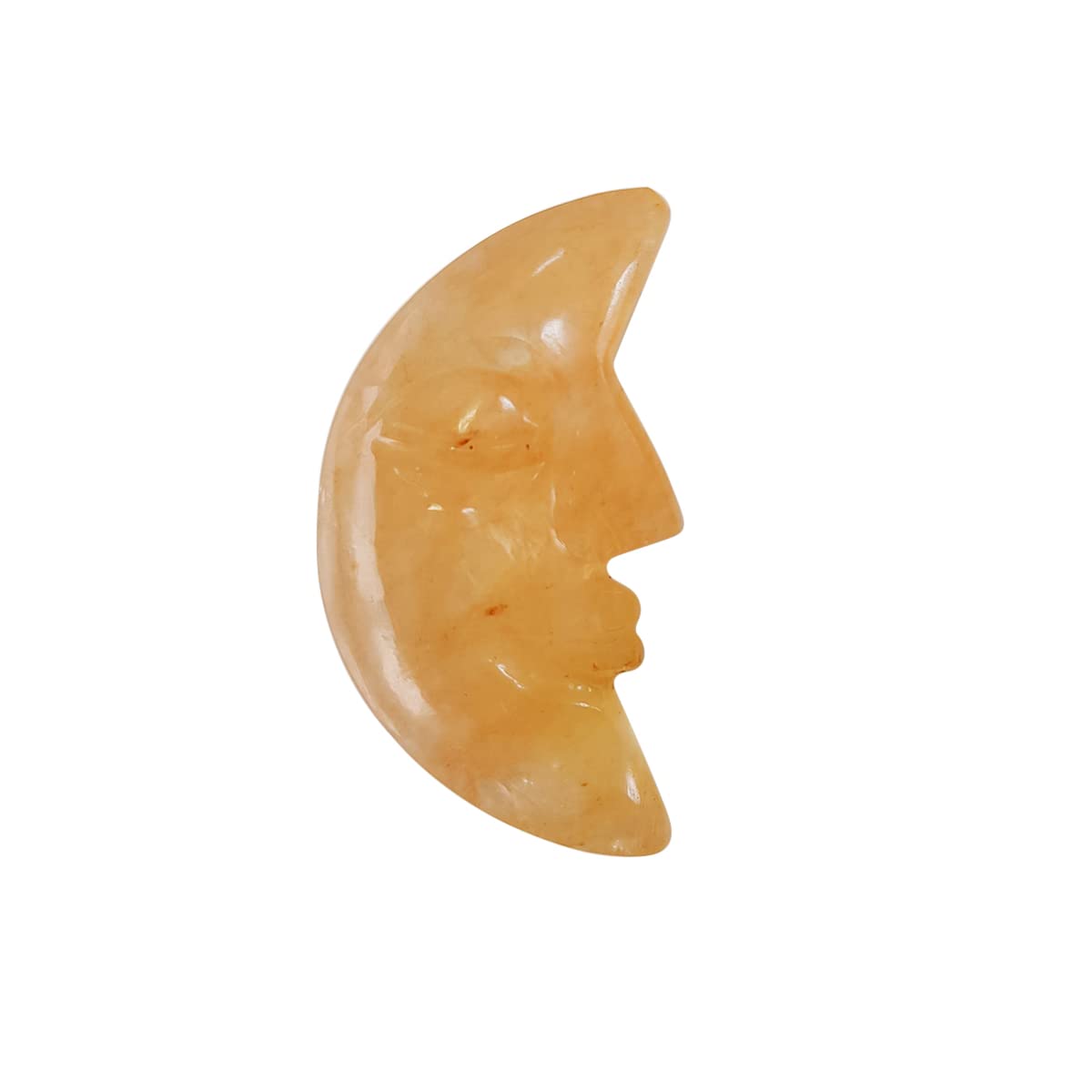 Shubhanjali Golden Quartz Natural Yellow Half Moon Shaped Stone, Polished Crystal Half Moon Gemstone (B09TZXQ2B7) Amazon Price History, Amazon Price Tracker